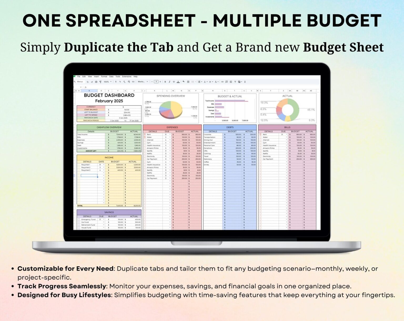 Annual Budget Planner